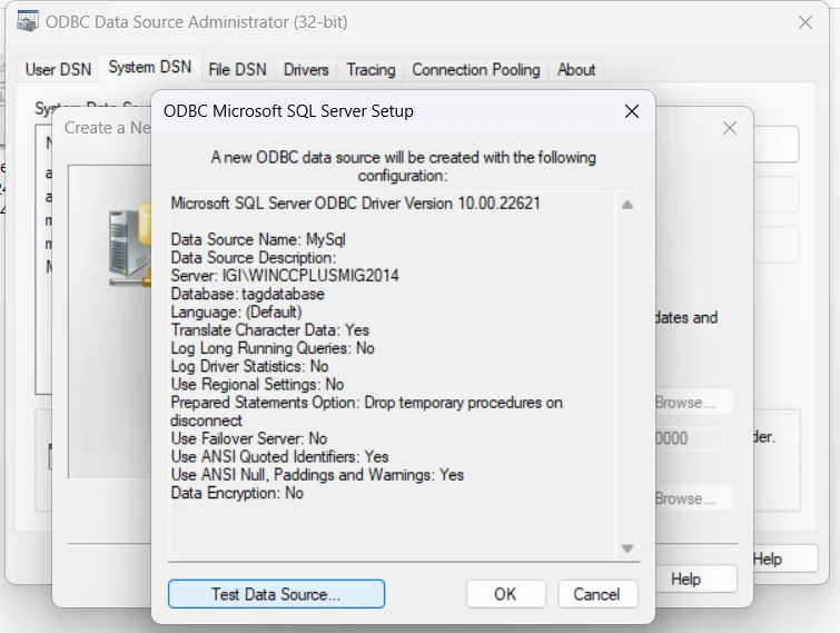 VBscript to read MSSQL Database table value in Siemens Wincc HMI
