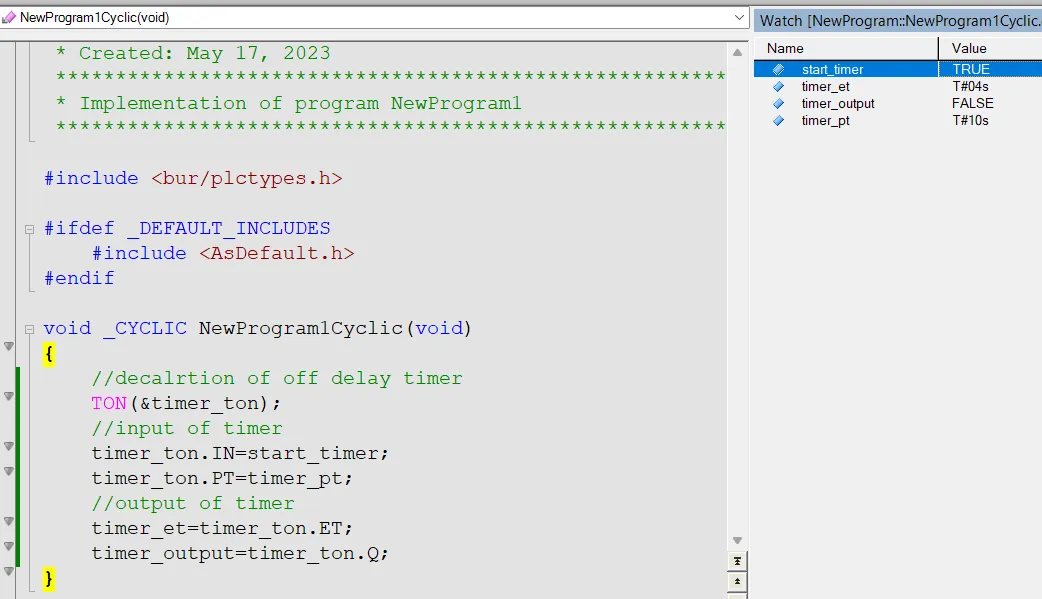 C Programming: B&R Automation Studio Timer Function Blocks In C ...