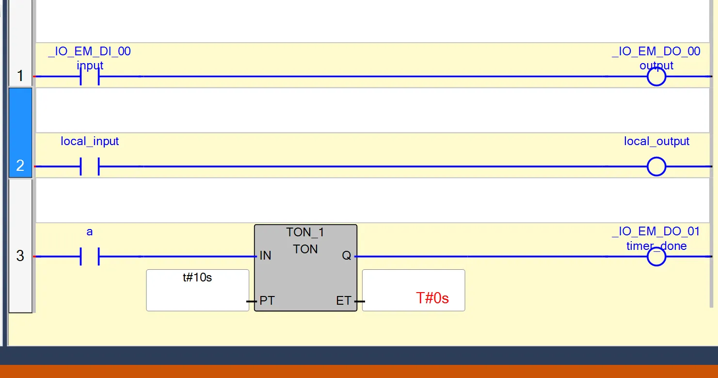 Connected Components Workbench PLC Simulator